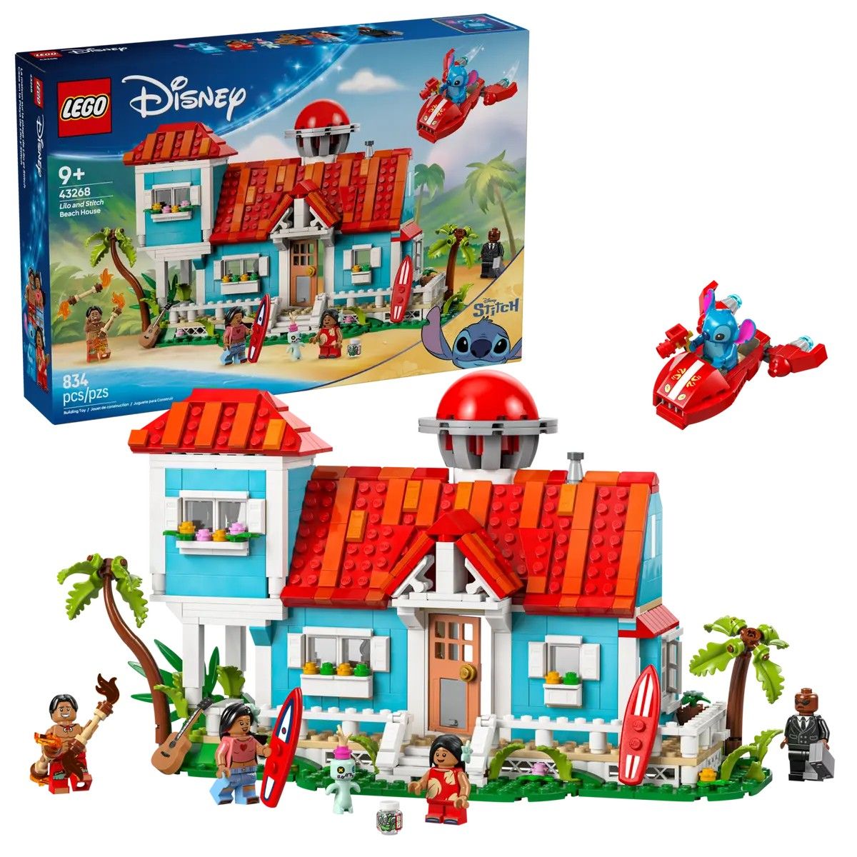 Lilo and Stitch Beach House LEGO Disney 43268