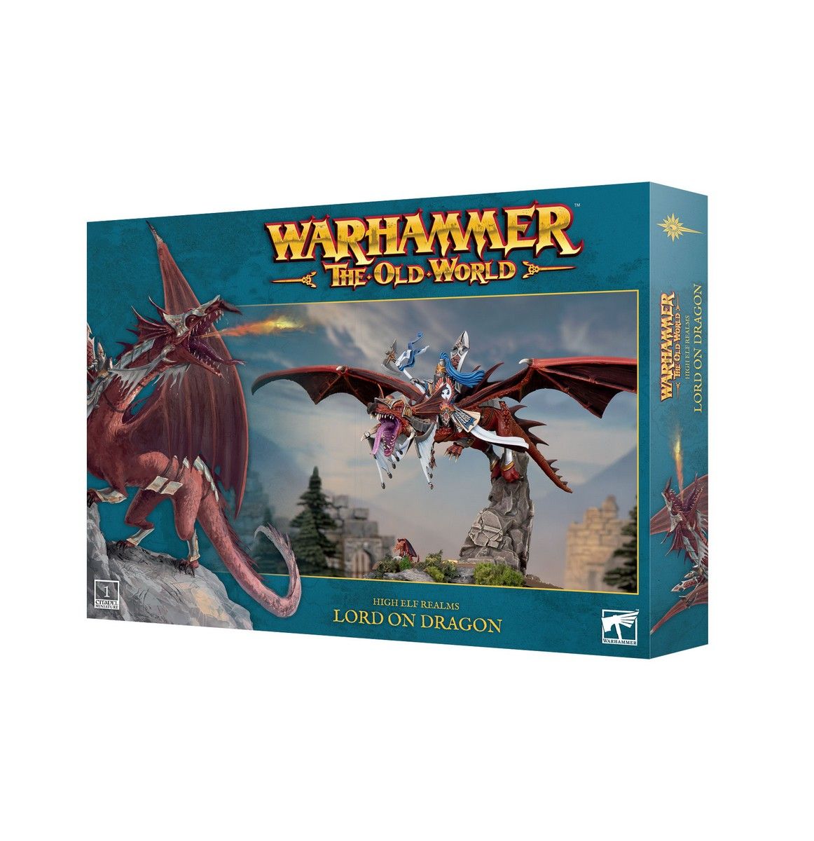 High Elf Realms: High Elf Lord on Dragon