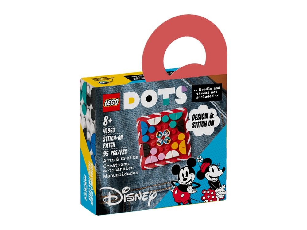Mickey Mouse & Minnie Mouse Stitch-on Patch LEGO Disney 41963