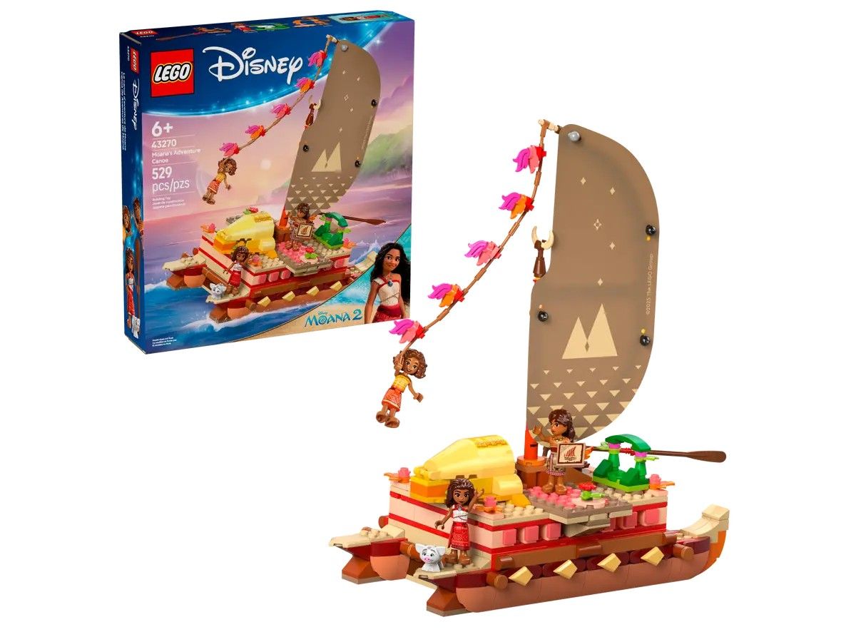 Moana's Adventure Canoe LEGO Disney 43270