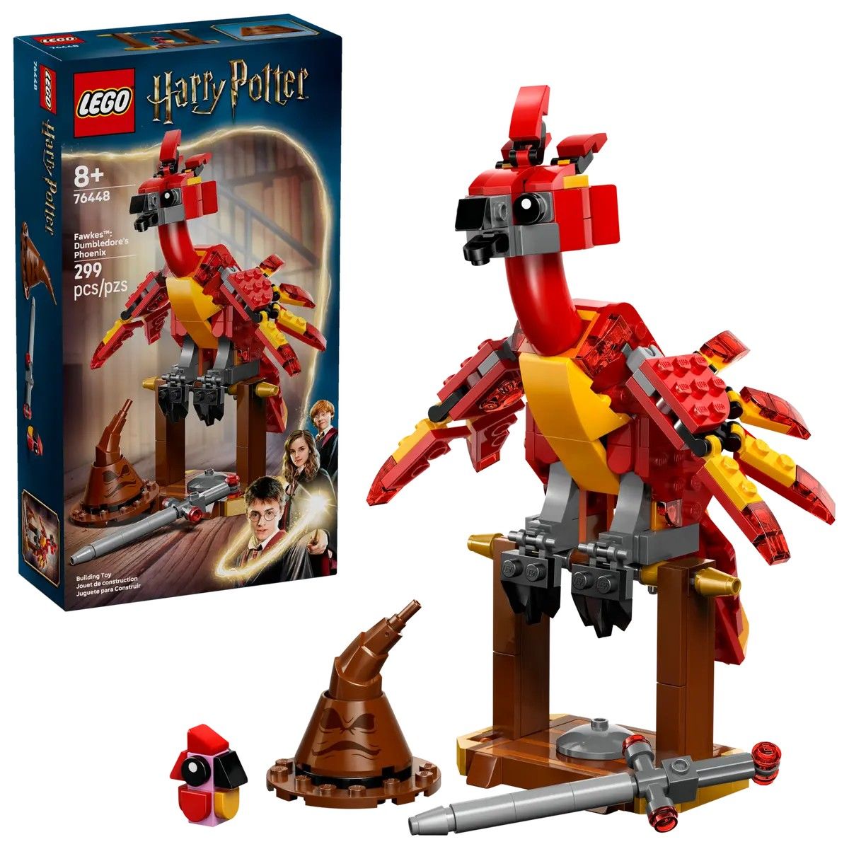 Fawkes: Dumbledore's Phoenix LEGO Harry Potter 76448