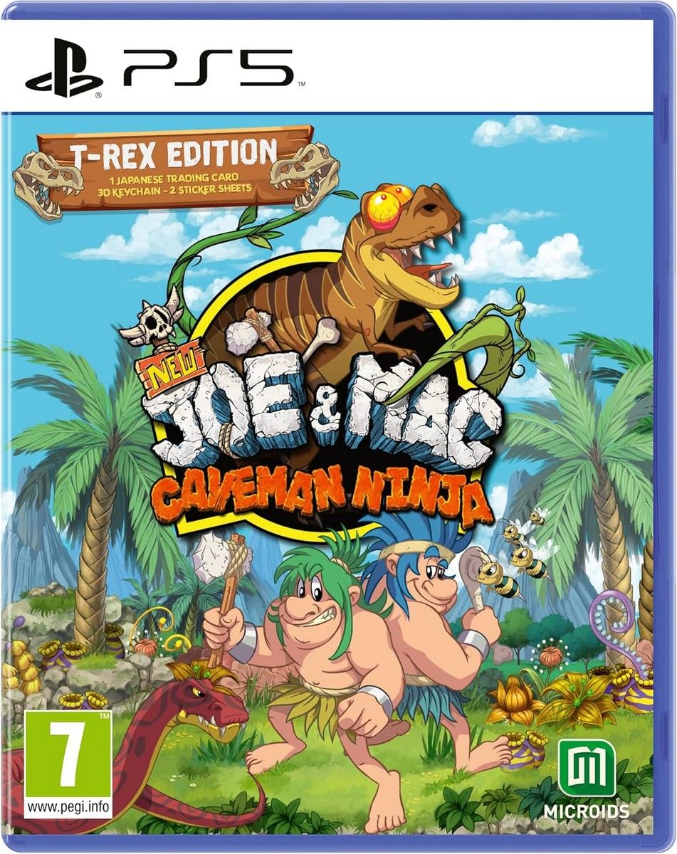 New Joe & Mac: Caveman Ninja - T-Rex Edition - PS5