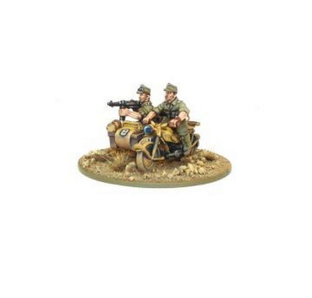 Afrika Korps Kradschutzen Motorcycle and Sidecar