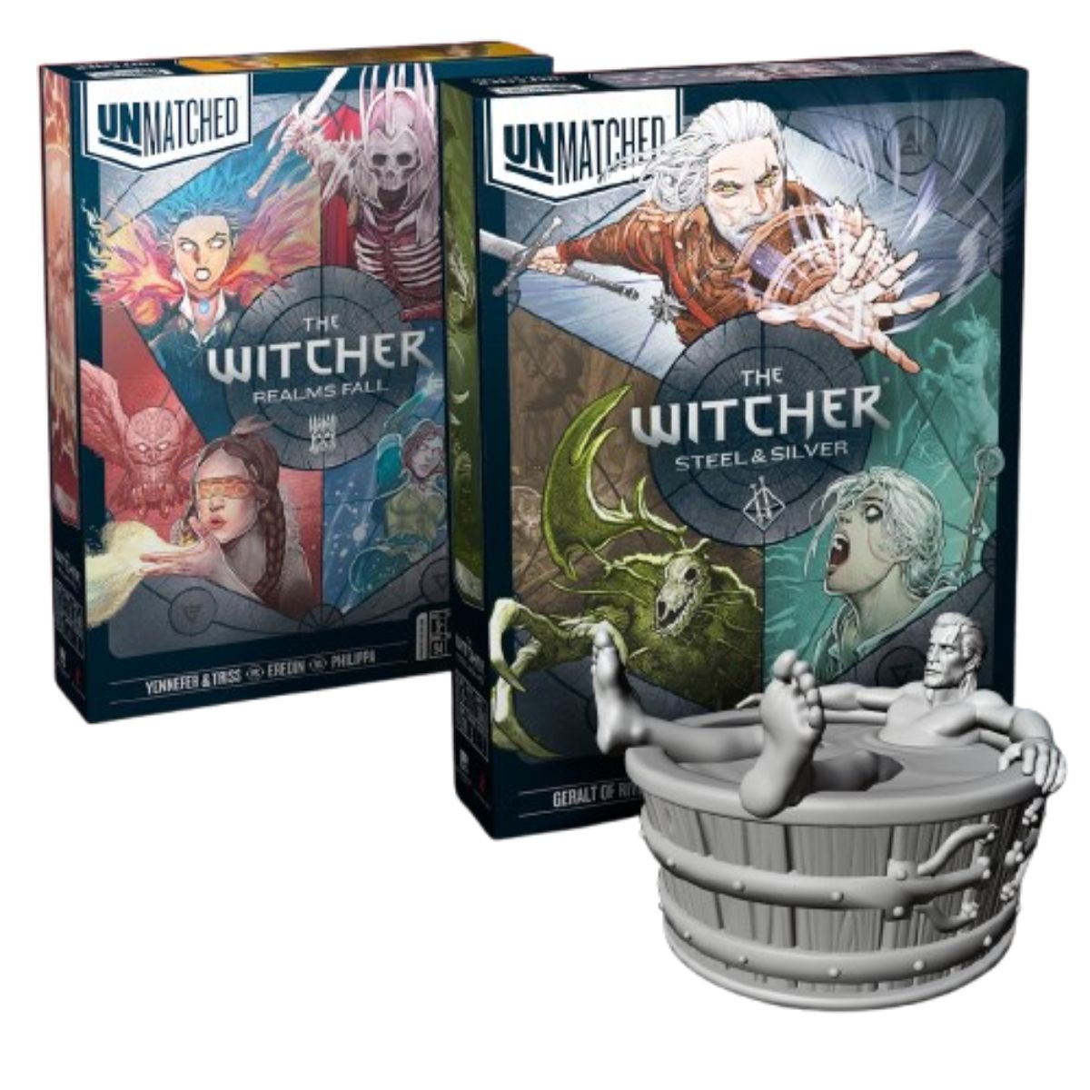 Unmatched: The Witcher - Bundle with Free Geralt Miniature